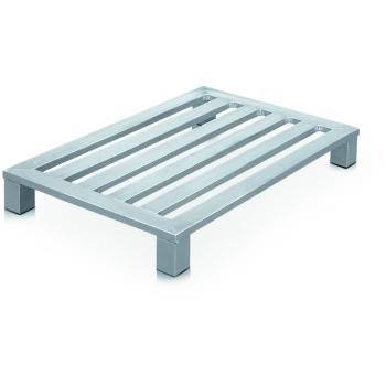 Zarges flat pallet with corner feet